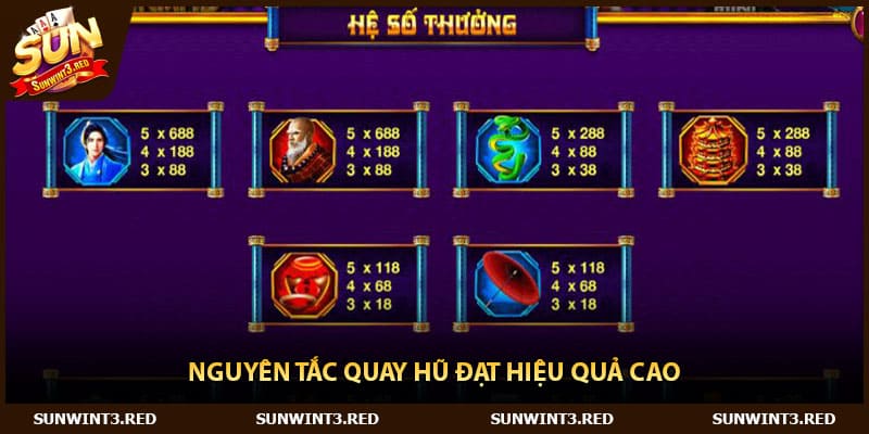 Nguyên tắc quay hũ đạt hiệu quả cao