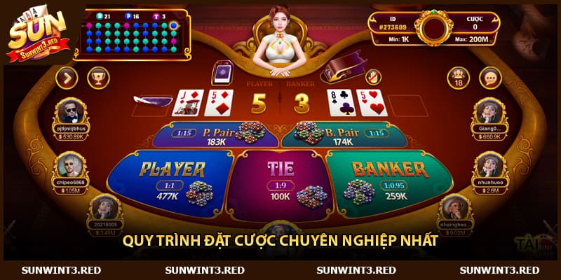 Quy trình đặt cược chuyên nghiệp nhất